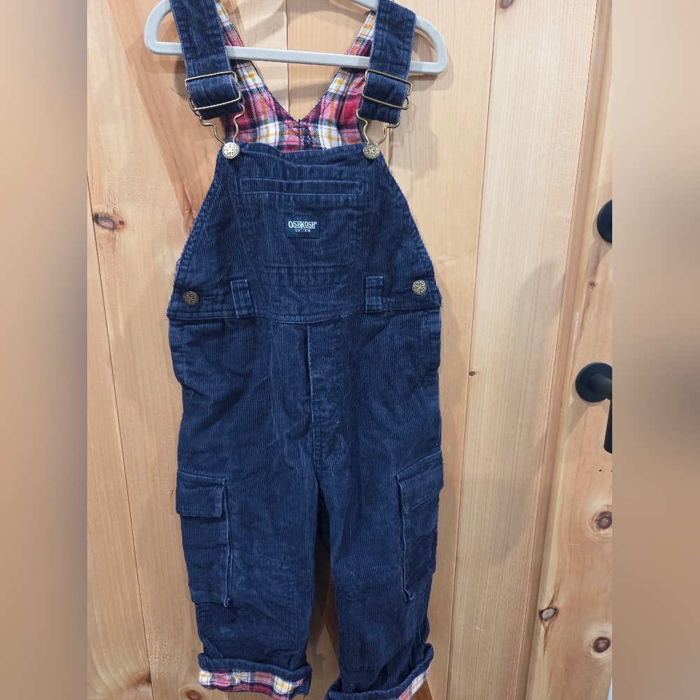 OshKosh B'gosh Navy Corduroy Overalls for Kids